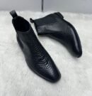 Snake Leather  Chelsie Boot Finish | Scarf